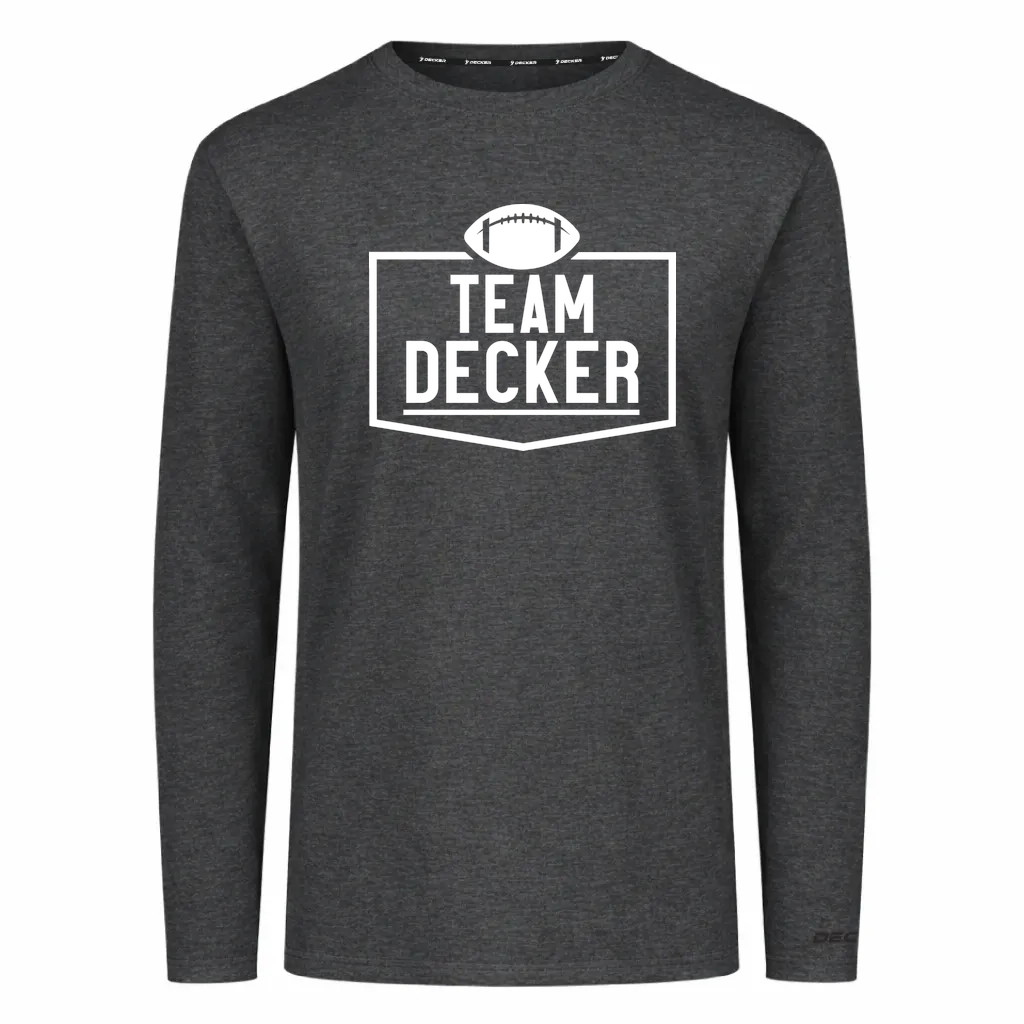 Decker Adult Tri-Blend T-Shirt - Long Sleeve