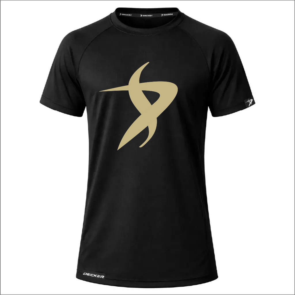 [FTSCPTBK-YXS-LOGO1] NEW Decker Performance T-Shirt (Black, Youth XS, Logo 1)